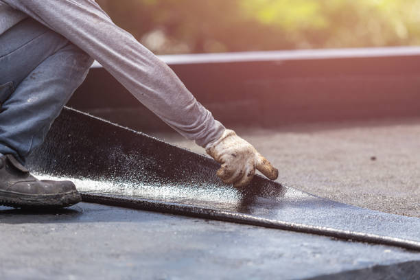 Professional Crawl Space Encapsulation technician working in Rigby, ID